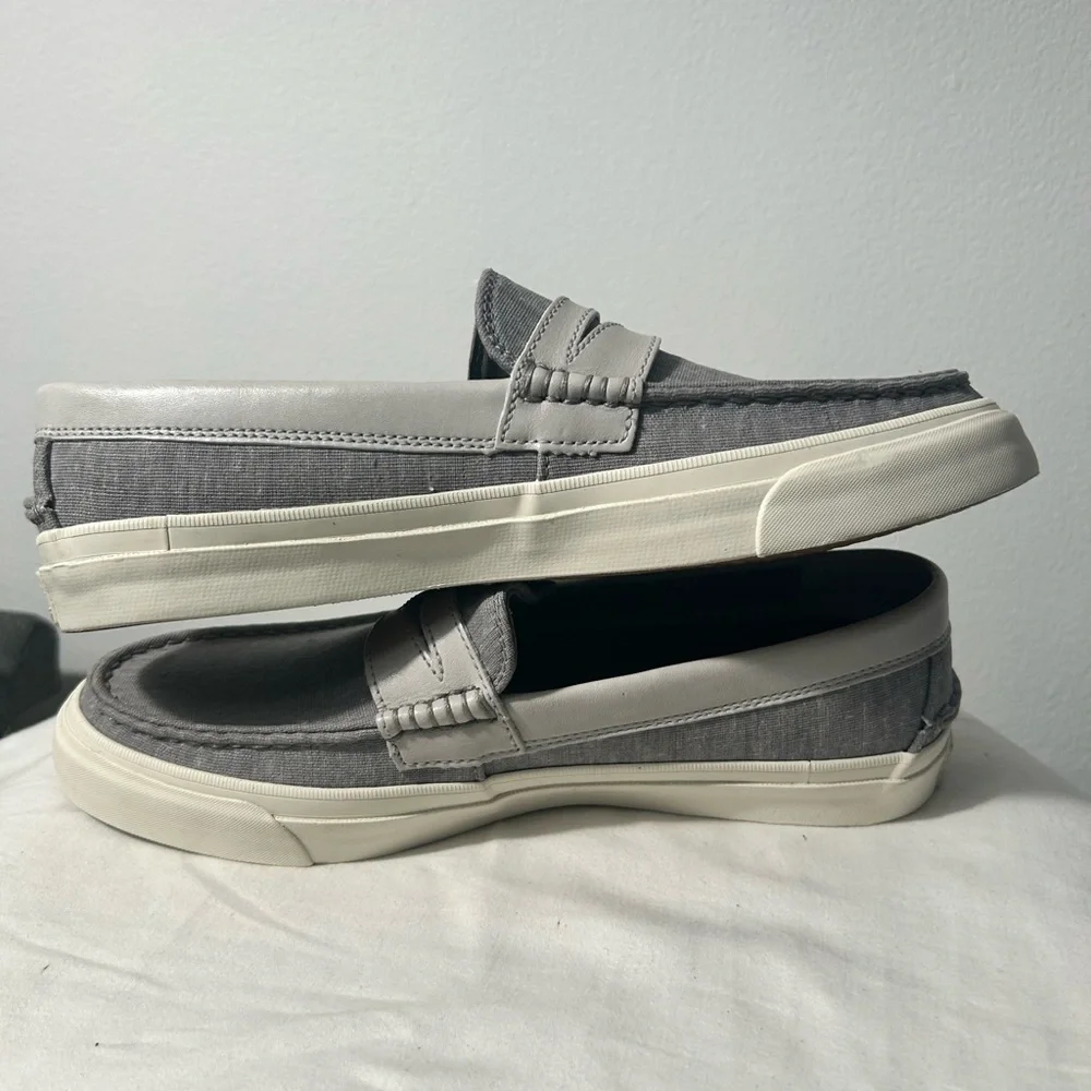Cole Haan Gray and Cream Men's Loafers